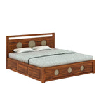 Tierra Solid Sheesham Wood Bed With Box Storage - 3 years Warranty