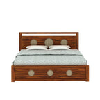 Tierra Solid Sheesham Wood Bed With Box Storage - 3 years Warranty