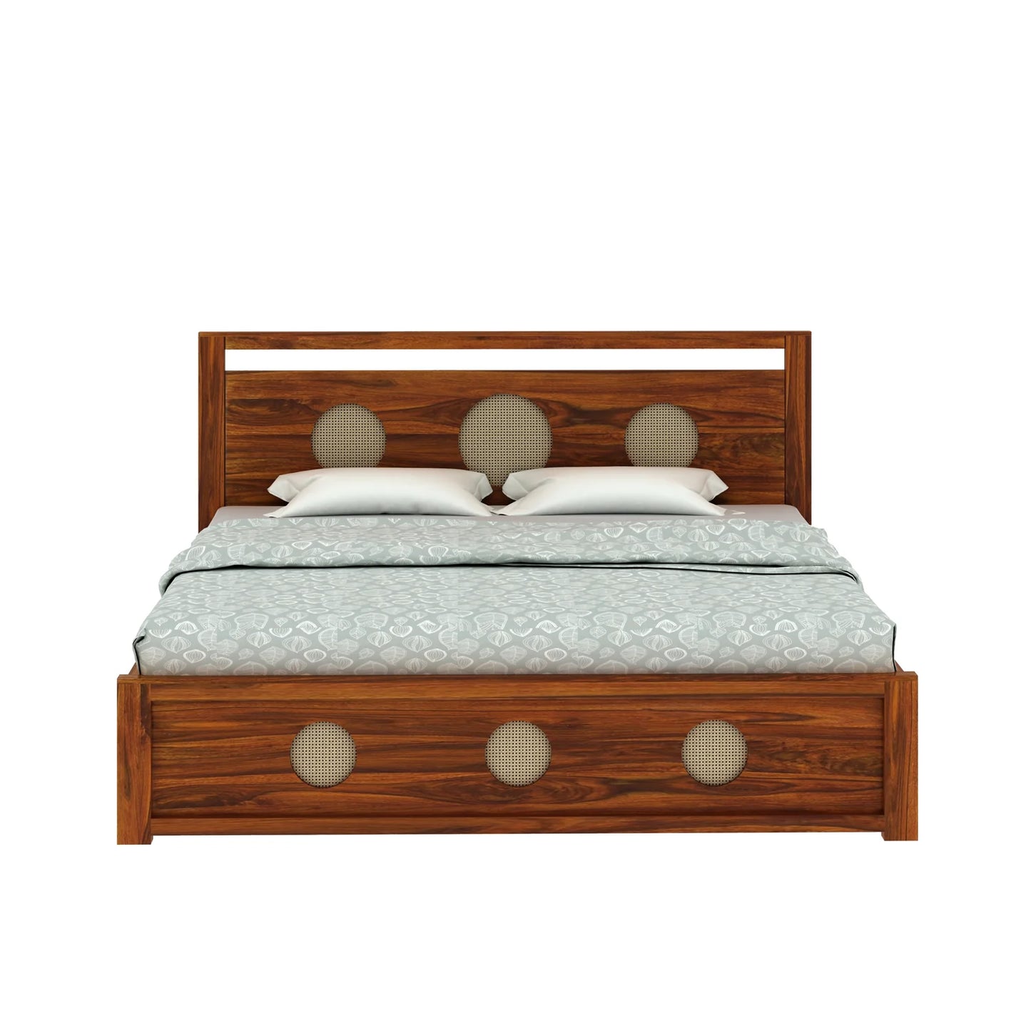 Tierra Sheesham Bed With Box Storage - 3 Years Warranty