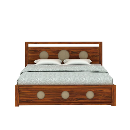 Tierra Sheesham Bed With Box Storage - 3 Years Warranty