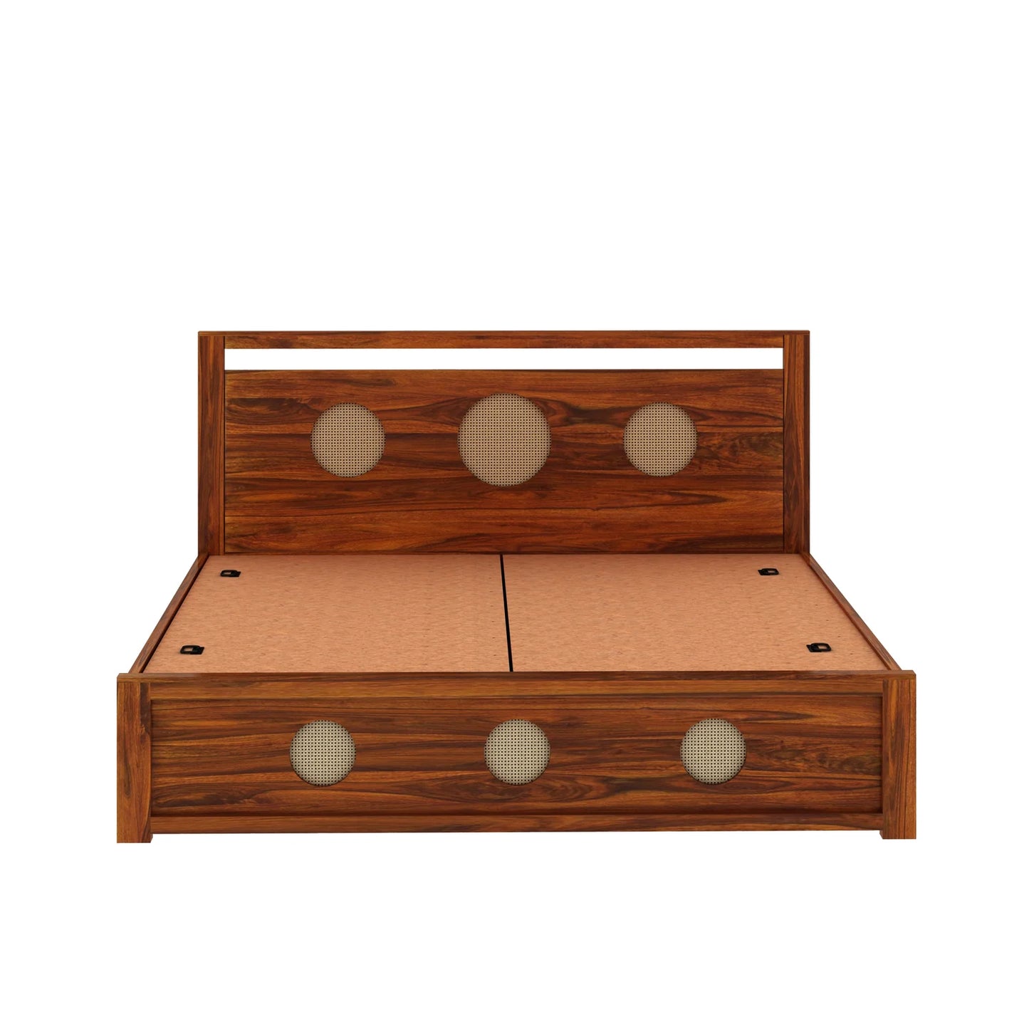Tierra Sheesham Bed With Box Storage - 3 Years Warranty