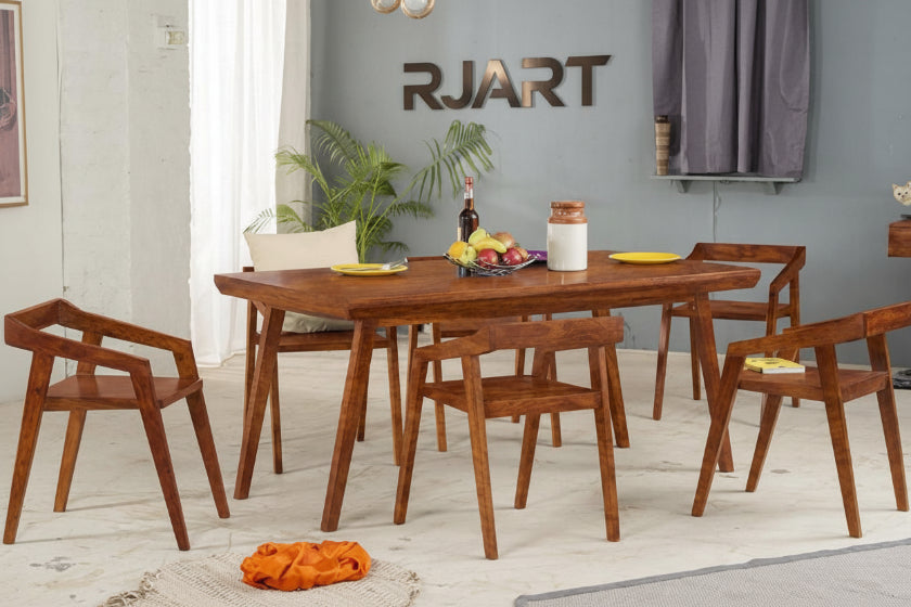 Rjart Solid Wood Buck Dining Set