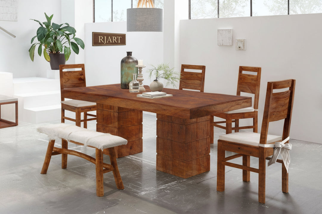 Rjart Solid Wood New Frozen Dining Set