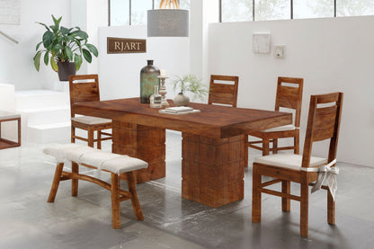 Rjart Solid Wood New Frozen Dining Set