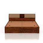 Imperial Solid Sheesham Wood Bed with Box Storage - 3 Years Warranty