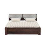 Sevilla Solid Sheesham Wood Bed With Box Storage - 3 years Warranty