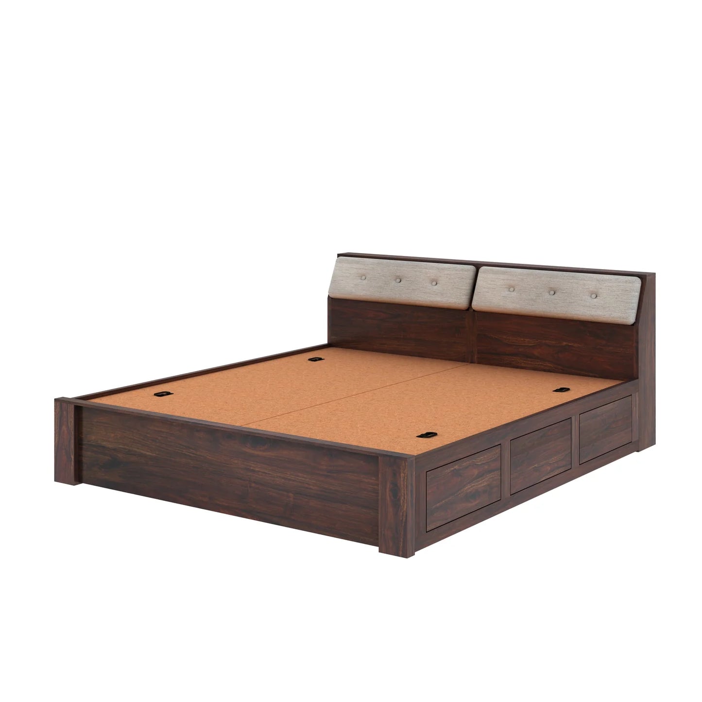 Sevilla Sheesham Bed With Box Storage - 3 Years Warranty