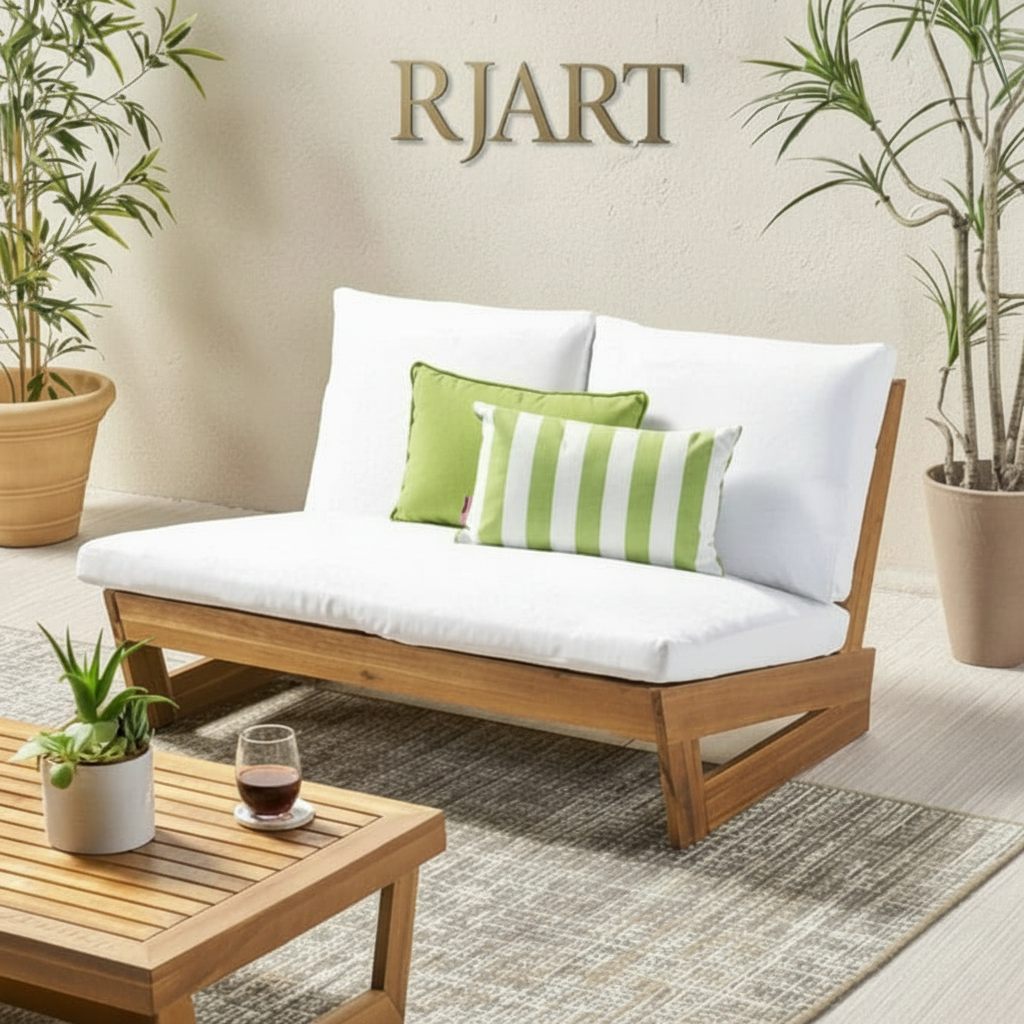 Rjart Monte Sheesham 2 Seater Lounge Sofa - 3 Years Warranty