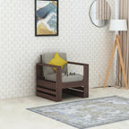 Rjart Lurid Sheesham Single Seater Sofa - 3 Years Warranty