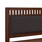 Rjart Sheesham Solid Wood Bed In Hydraulic Storage Bed In Honey Oak Finish