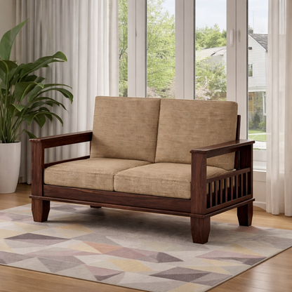 Rjart Maharaja Sheesham 2 Seater Sofa - 3 Years Warranty