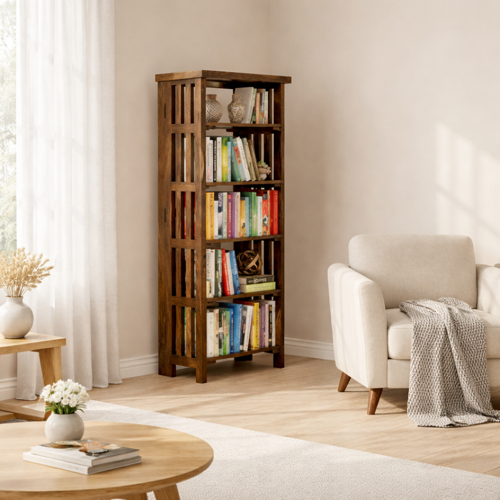 Rjart Solid Wood Turner Bookcase