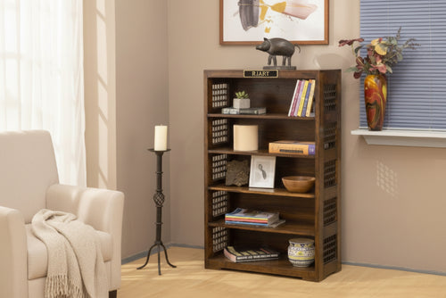 {"alt" => "Rjart Solid Wood Jali Bookcase"}
