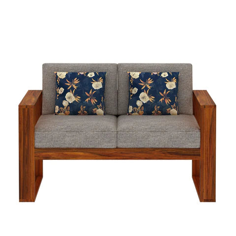 Rjart Euro Sheesham 2 Seater Sofa - 3 Years Warranty