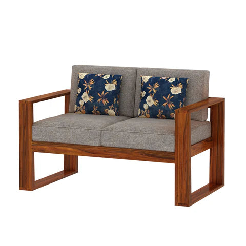 Rjart Euro Sheesham 2 Seater Sofa - 3 Years Warranty