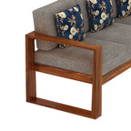 Rjart Euro Sheesham 3 Seater Sofa - 3 Years Warranty