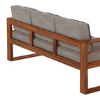 Rjart Euro Sheesham 3 Seater Sofa - 3 Years Warranty