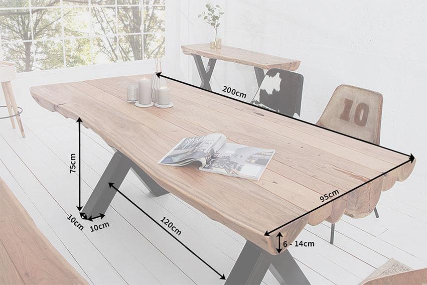 Rjart Solid Wood Indiana Thar Dining Set