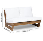 Rjart Monte Sheesham 2 Seater Lounge Sofa - 3 Years Warranty