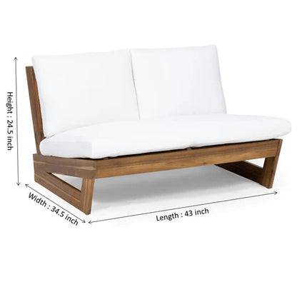 Rjart Monte Sheesham 2 Seater Lounge Sofa - 3 Years Warranty