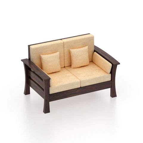 Rjart Nirvana Sheesham 2 Seater Sofa - 3 Years Warranty