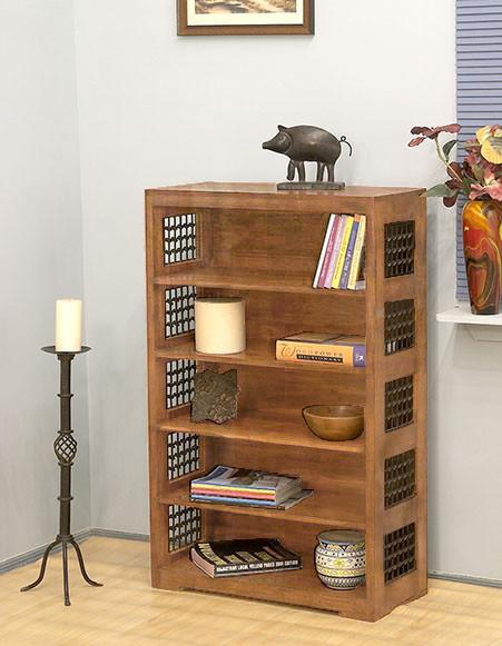 Rjart Solid Wood Jali Bookcase
