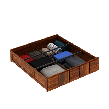 Sevilla Sheesham Bed With Box Storage Without Headboard - 3 Years Warranty