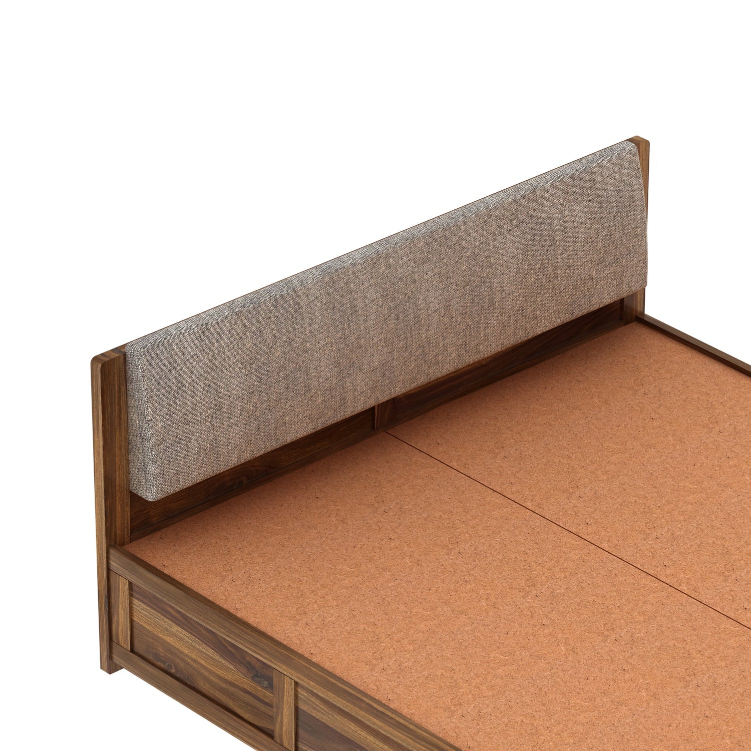 Rivaro Solid Sheesham Wood Bed With Box Storage - 3 years Warranty