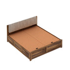 Rivaro Solid Sheesham Wood Bed With Box Storage - 3 years Warranty