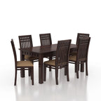 Savora Sheesham 6 Seater Dining Set - 3 Years Warranty