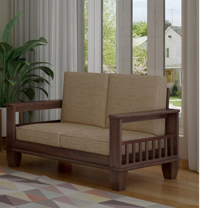 Rjart Maharaja Sheesham 2 Seater Sofa - 3 Years Warranty