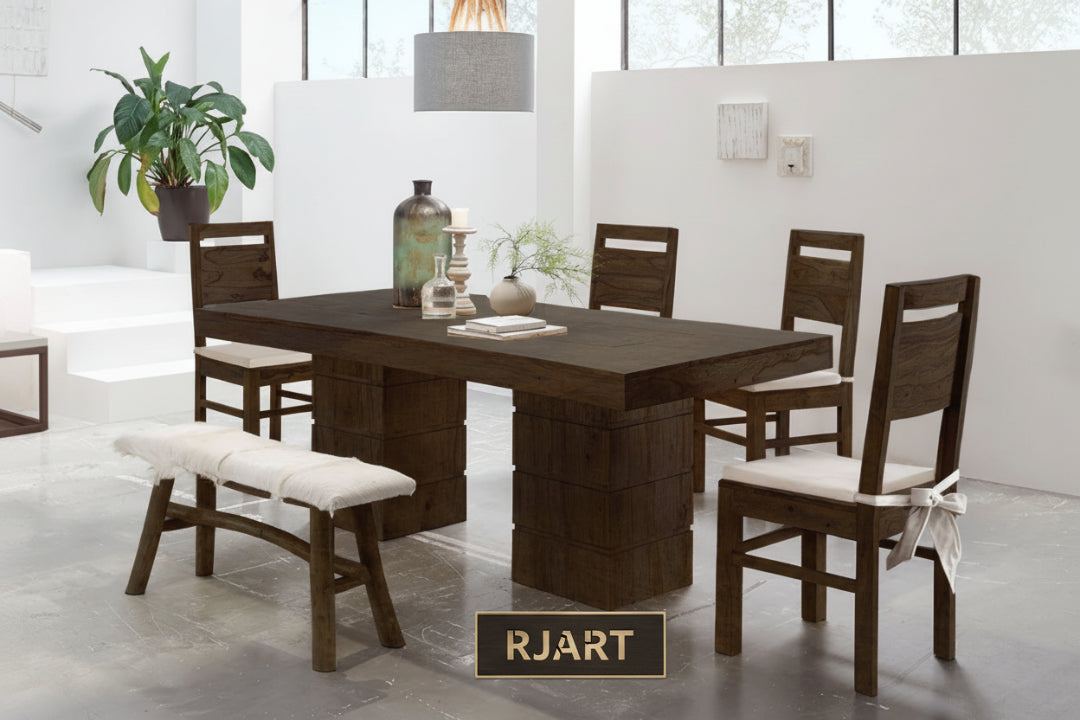Rjart Solid Wood New Frozen Dining Set
