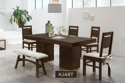 Rjart Solid Wood New Frozen Dining Set