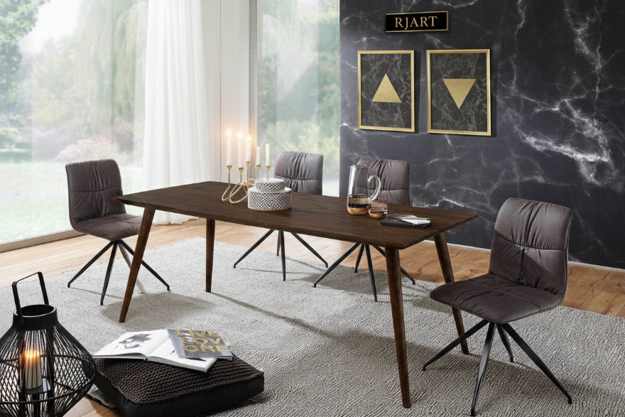 Rjart Solid Wood Eva Dining Set