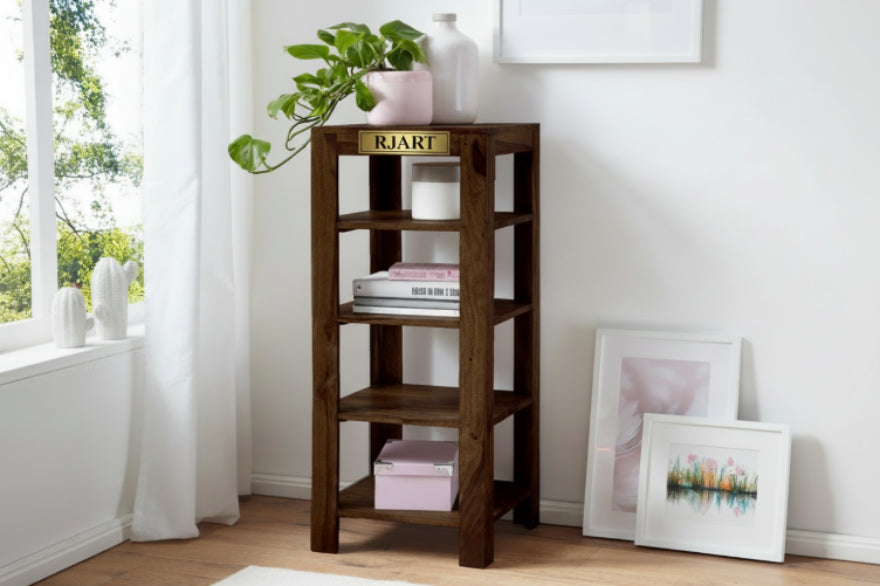 Rjart Solid Wood Charlie Corner Bookcase