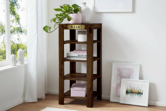 Rjart Solid Wood Charlie Corner Bookcase