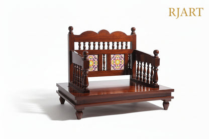 Rjart Afted Solid Teak Wooden Ceiling Swing/Handmade Solid Wooden Ceiling Swing