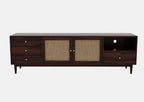 Rjart TV Stand for TV | Pre-Assembled TV Unit | Minimalist & Durable Entertainment Console