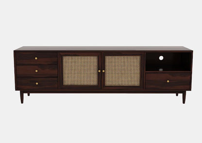Rjart TV Stand for TV | Pre-Assembled TV Unit | Minimalist & Durable Entertainment Console