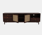 Rjart TV Stand for TV | Pre-Assembled TV Unit | Minimalist & Durable Entertainment Console