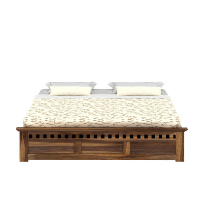 Savora Sheesham Bed With Box Storage Without Headboard - 3 Years Warranty