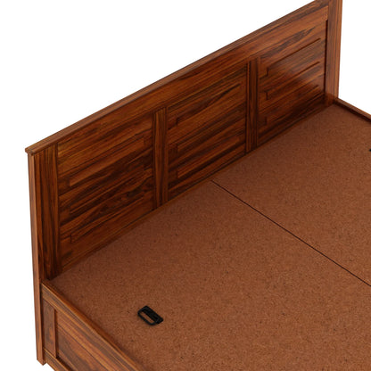 Oslen Sheesham Box Storage Bed - 3 Years Warranty
