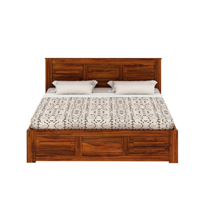 Oslen Sheesham Box Storage Bed - 3 Years Warranty