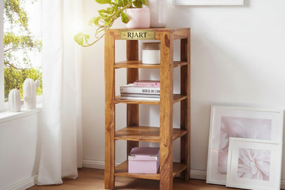 Rjart Solid Wood Charlie Corner Bookcase