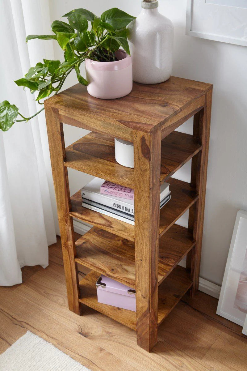 Rjart Solid Wood Charlie Corner Bookcase