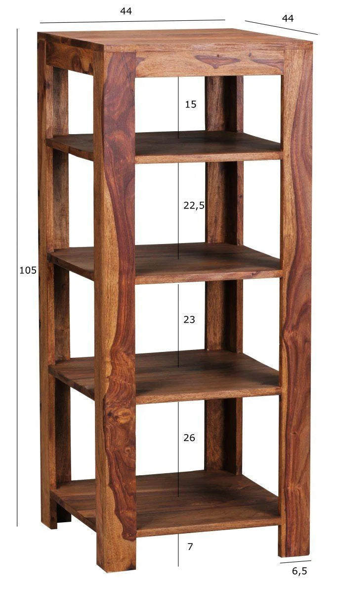Rjart Solid Wood Charlie Corner Bookcase