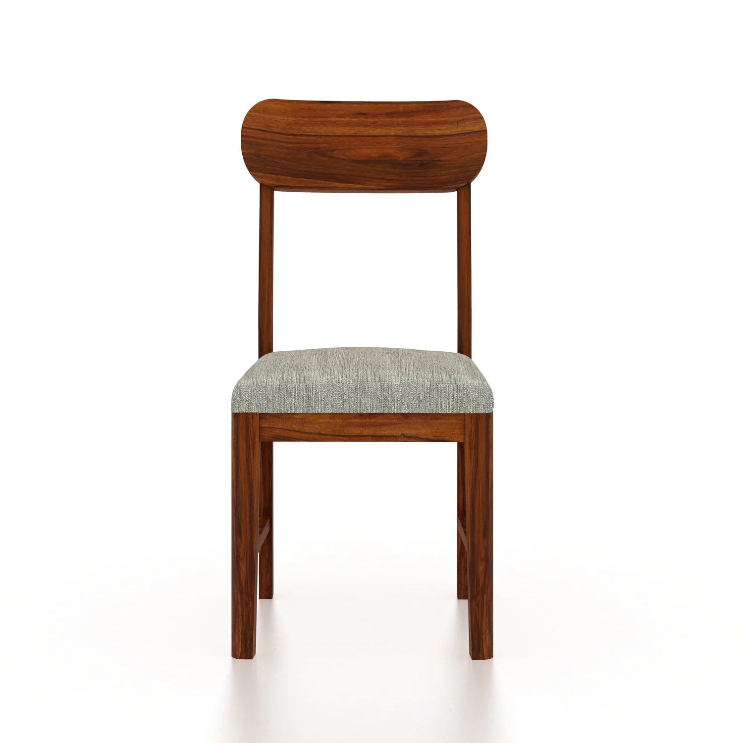 Marvello Solid Sheesham Wood 6 Seater Dining Set With Iron Legs(Wave Detailing Top) - 3 Years Warranty