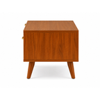 Wooden Rattan TV Unit with Storage Drawers
