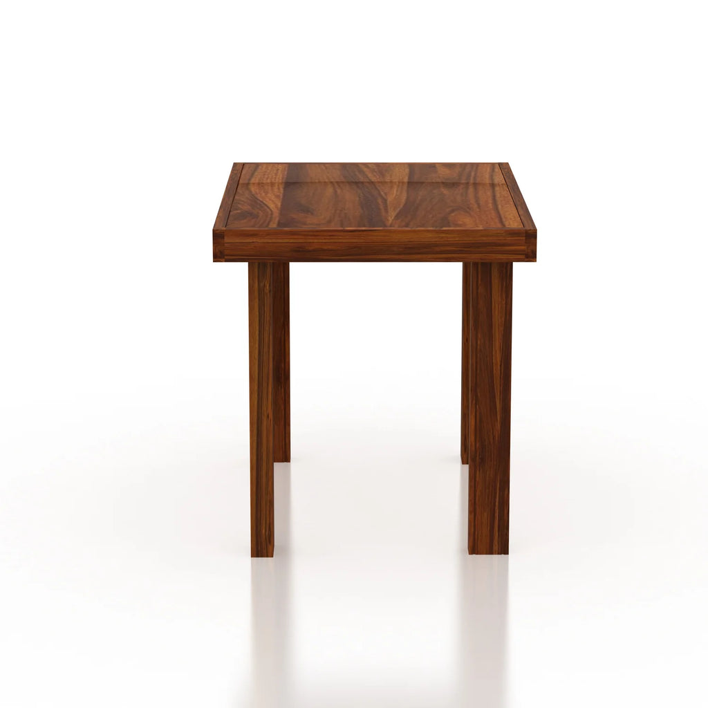 Kairox Solid Sheesham Wood 2 Seater Dining Table Set - 3 Years Warranty