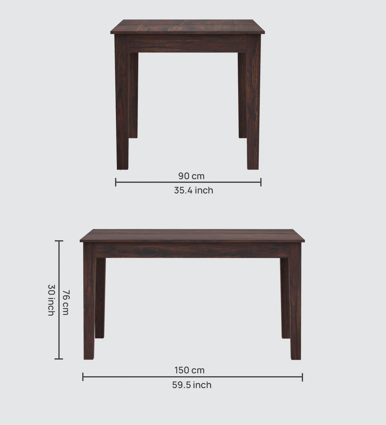 Orlena Solid Sheesham Wood 6 Seater Dining Table Set - 3 Years Warranty